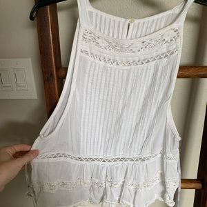 Free People XS white top